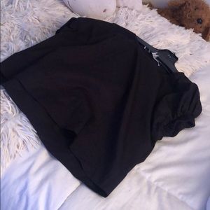 Harshman black loose blouse